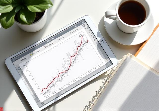 Modern workspace with strategic planning tools